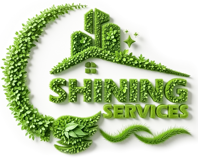 Shining Services — green eco-friendly logo
